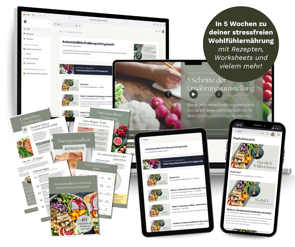 Antientzündliche Ernährung leicht gemacht - Online Kurs [Digital]